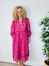Load image into Gallery viewer, Patterned Cotton Dress - Size M
