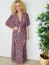 Load image into Gallery viewer, Silk Leopard Print Dress - Size 10
