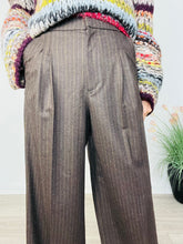 Load image into Gallery viewer, Wool Pinstripe Trousers - Multiple Sizes
