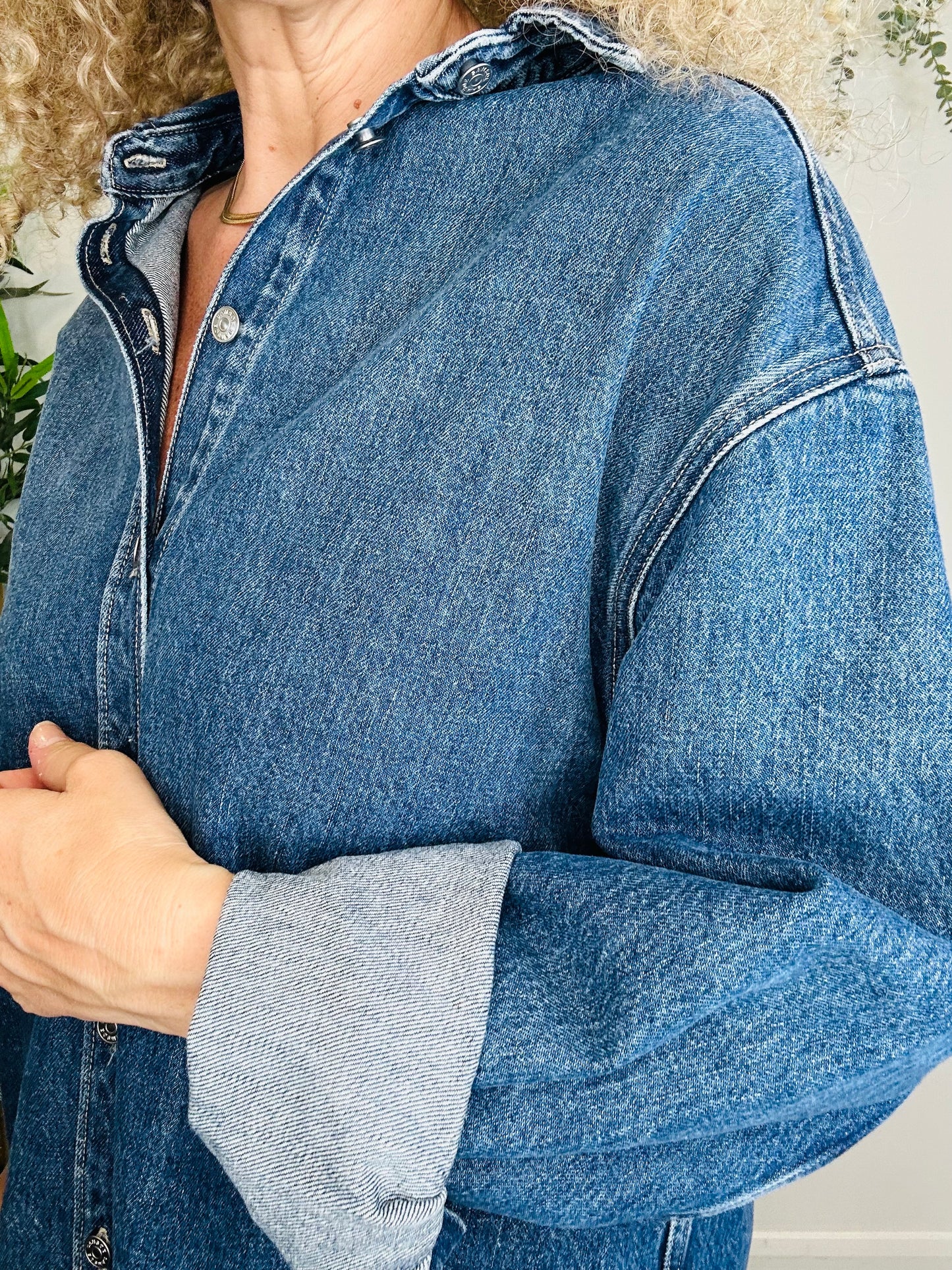 Denim Shirt - Size S/M