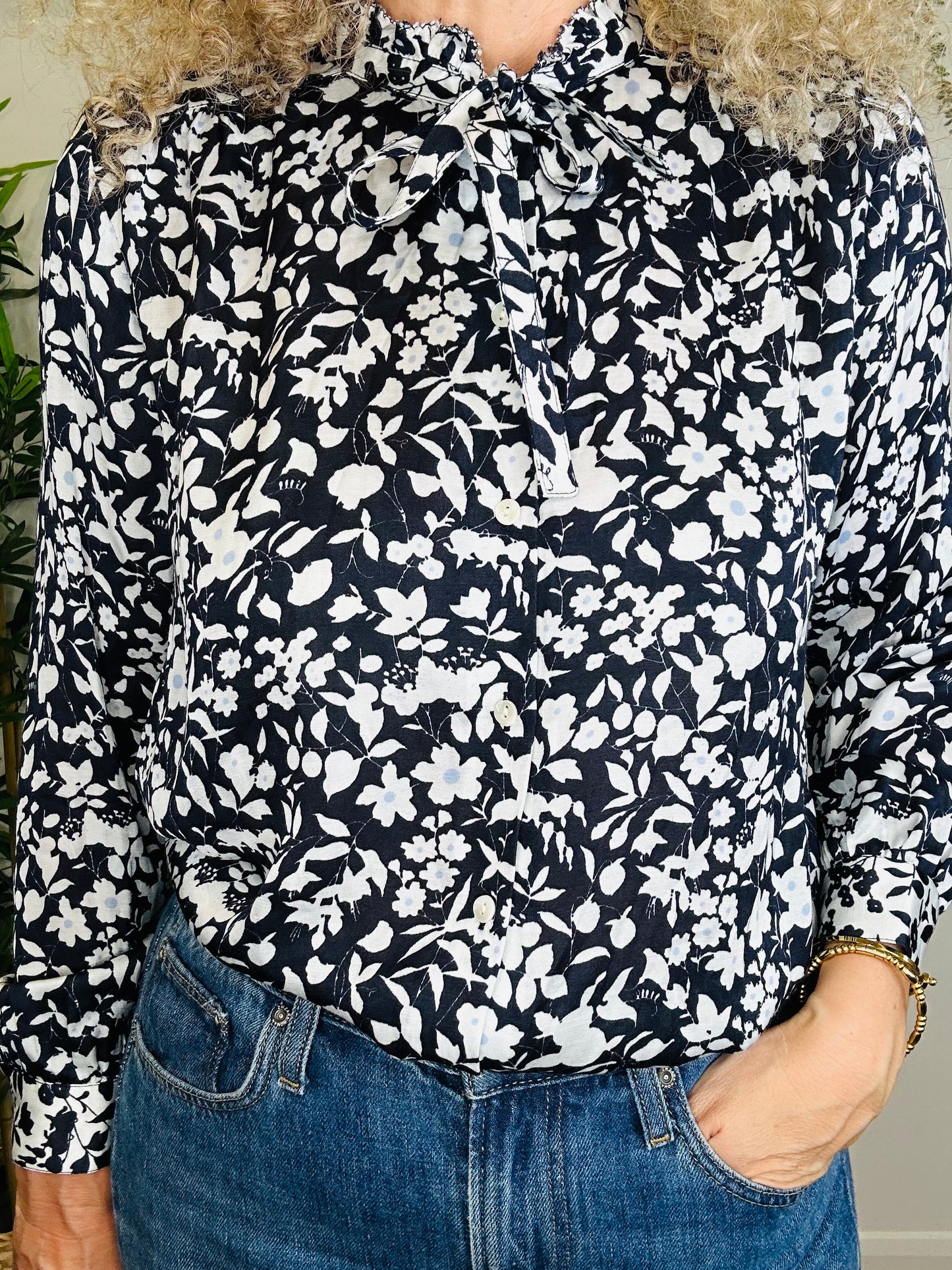 Floral Shirt - Size M
