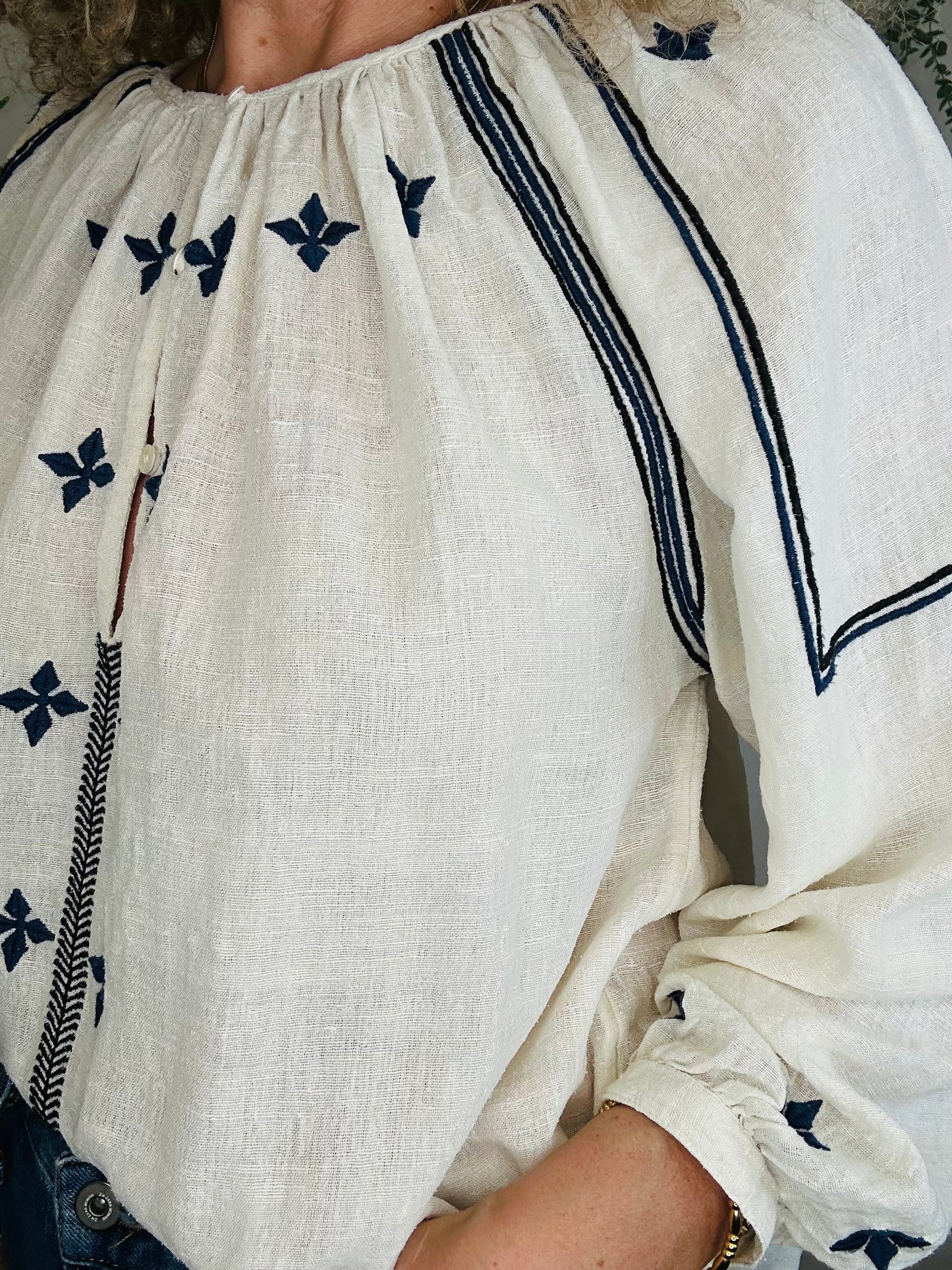 Embroidered Blouse - Size 38