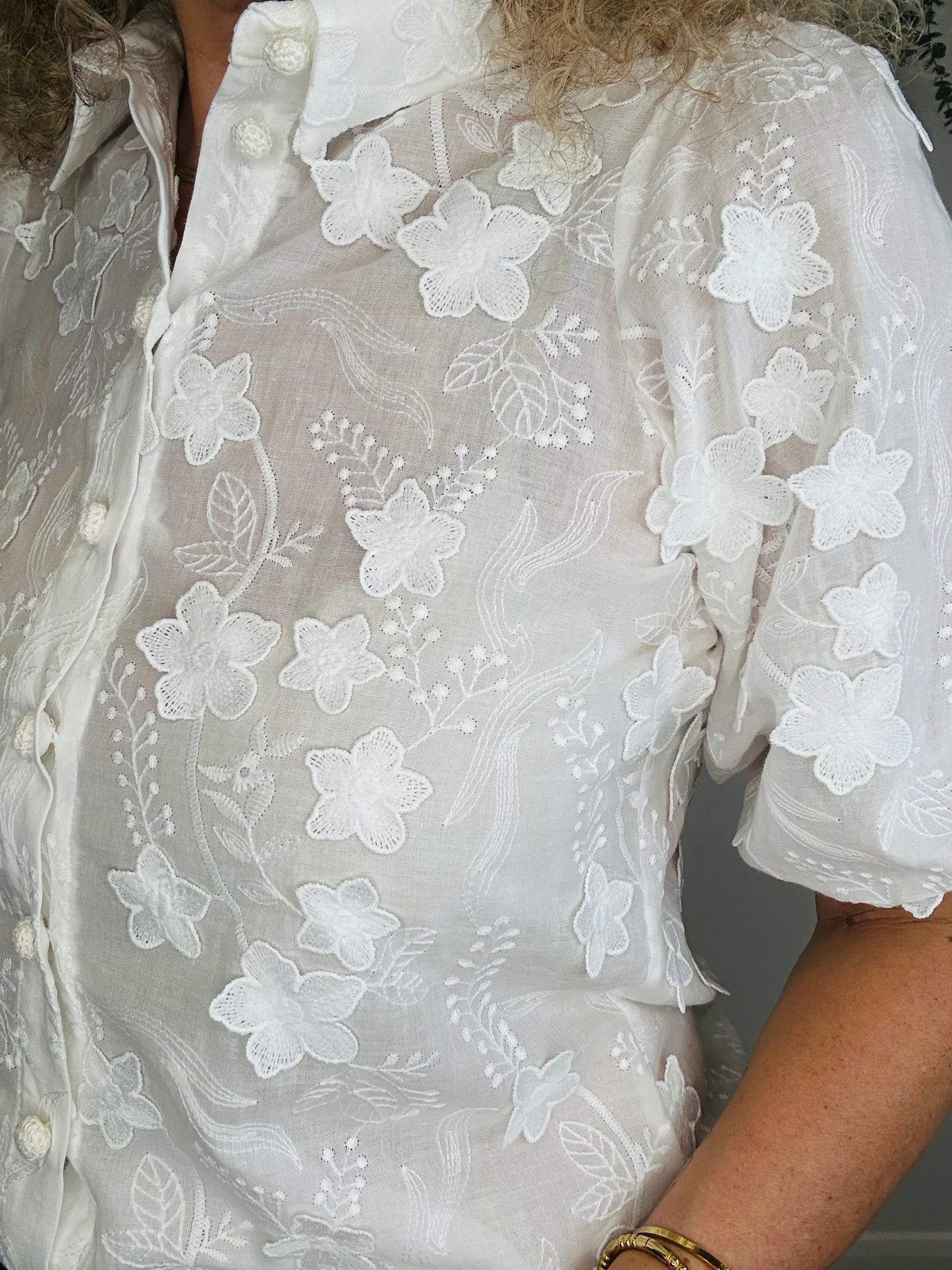 Embroidered Blouse - Size XS