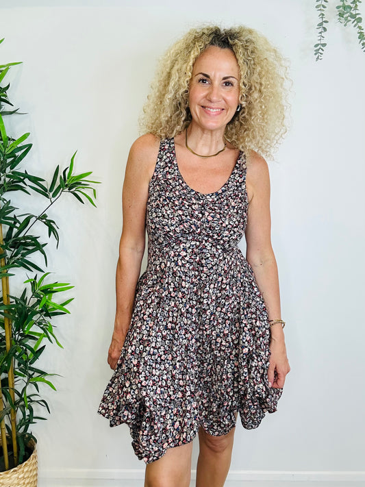 Short Floral Dress - Size 10