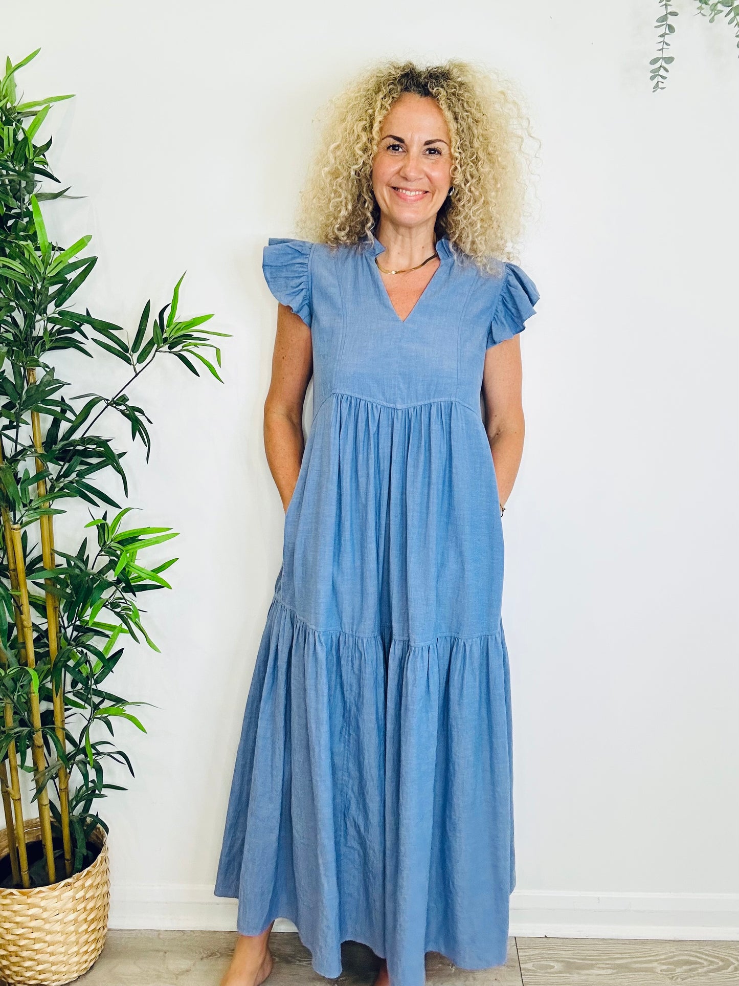 Tiered Maxi Dress - Size S