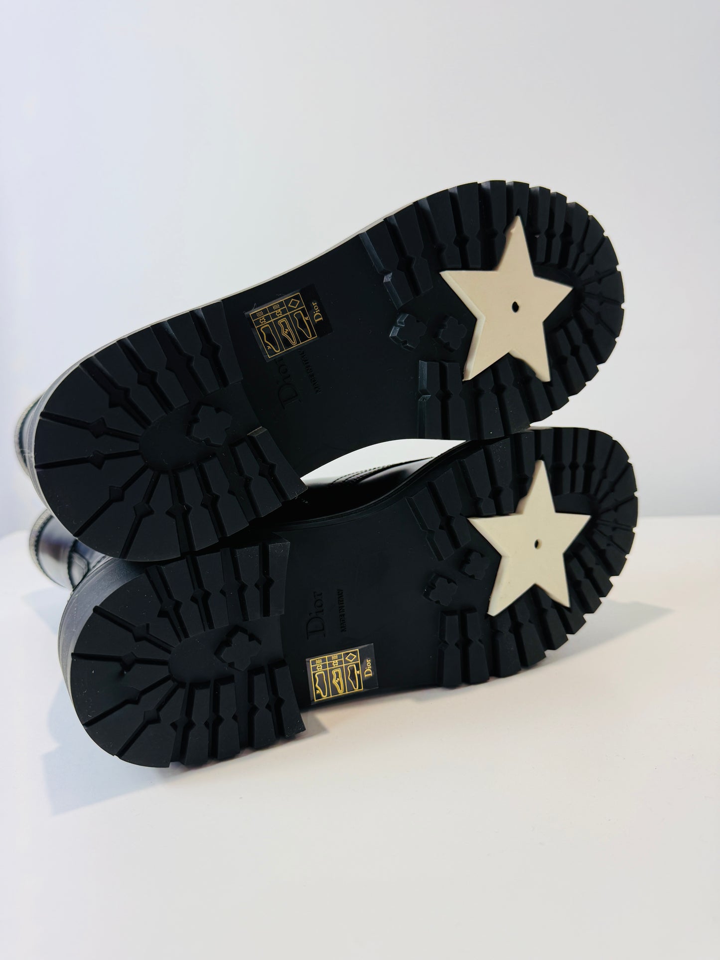 D-Strike Leather Boots - Size 40.5