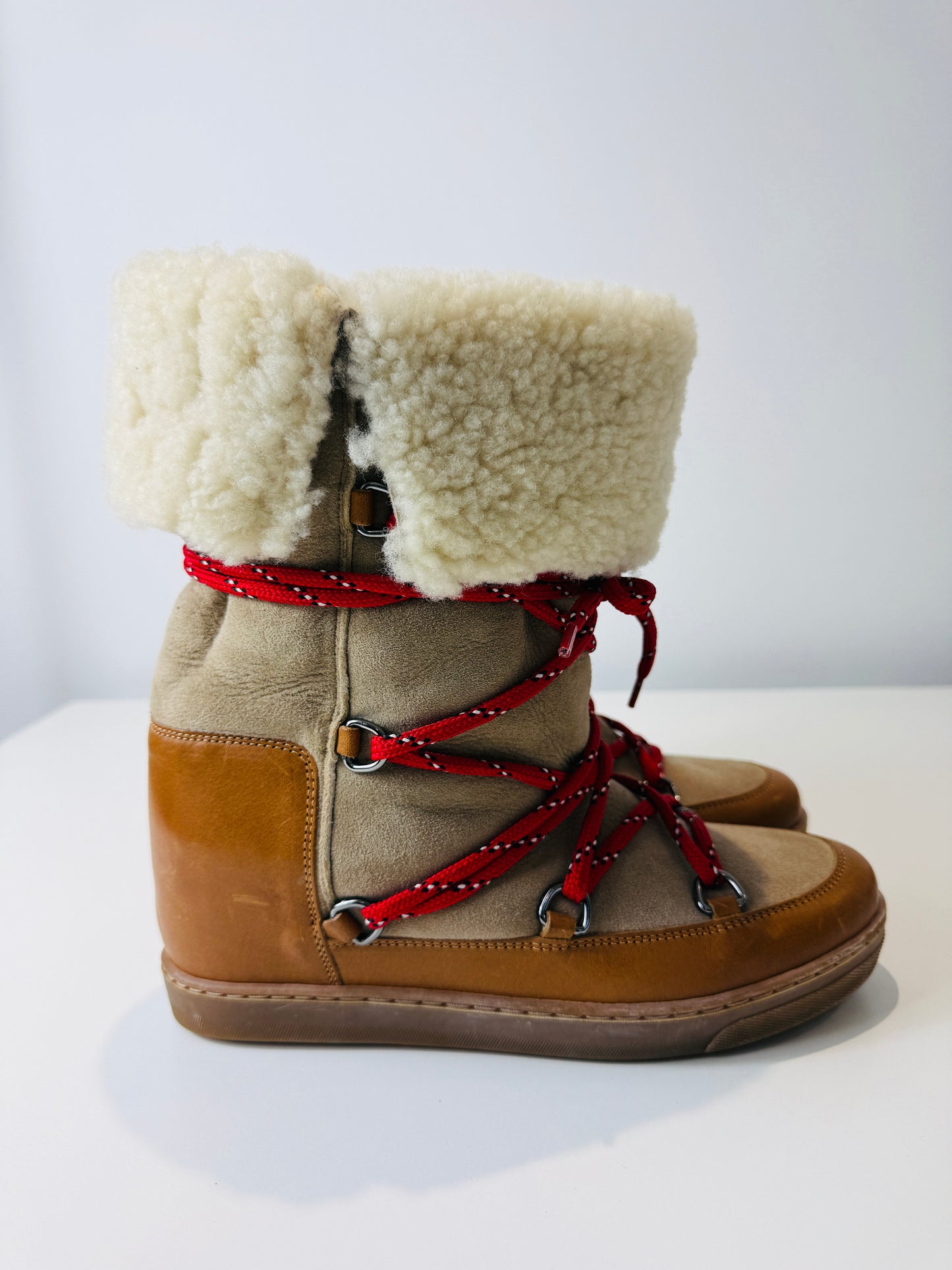 Nowles Leather Snow Boots - Size 39