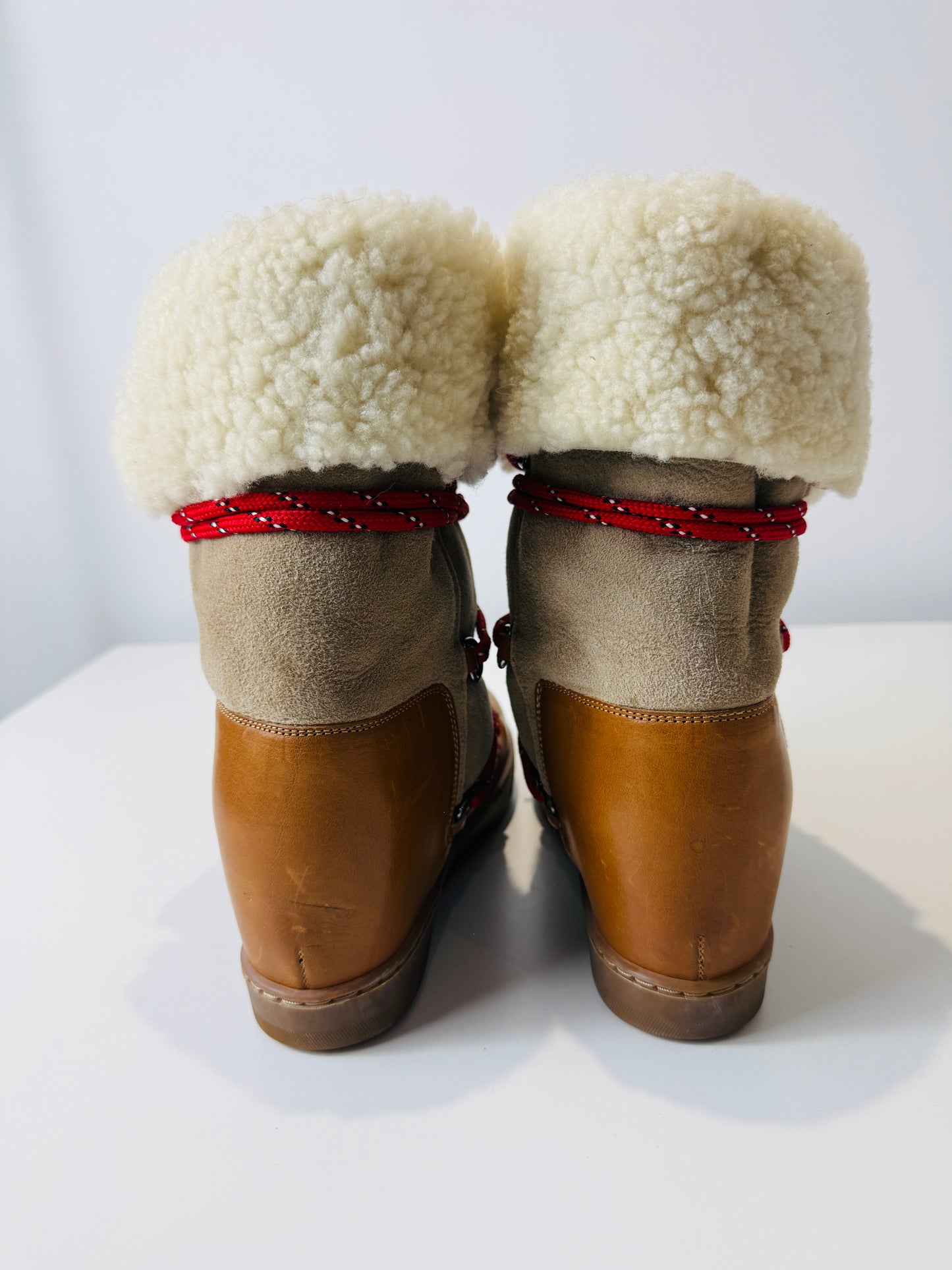 Nowles Leather Snow Boots - Size 39