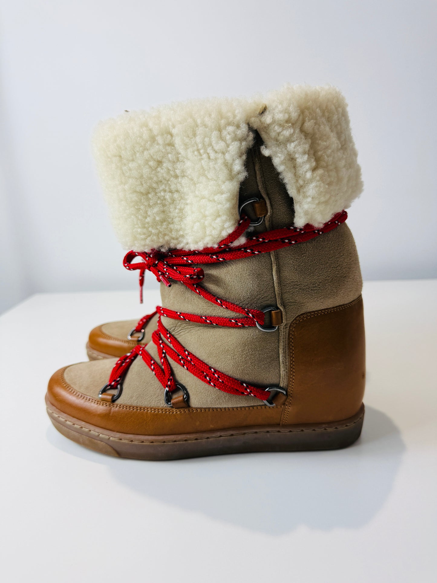 Nowles Leather Snow Boots - Size 39