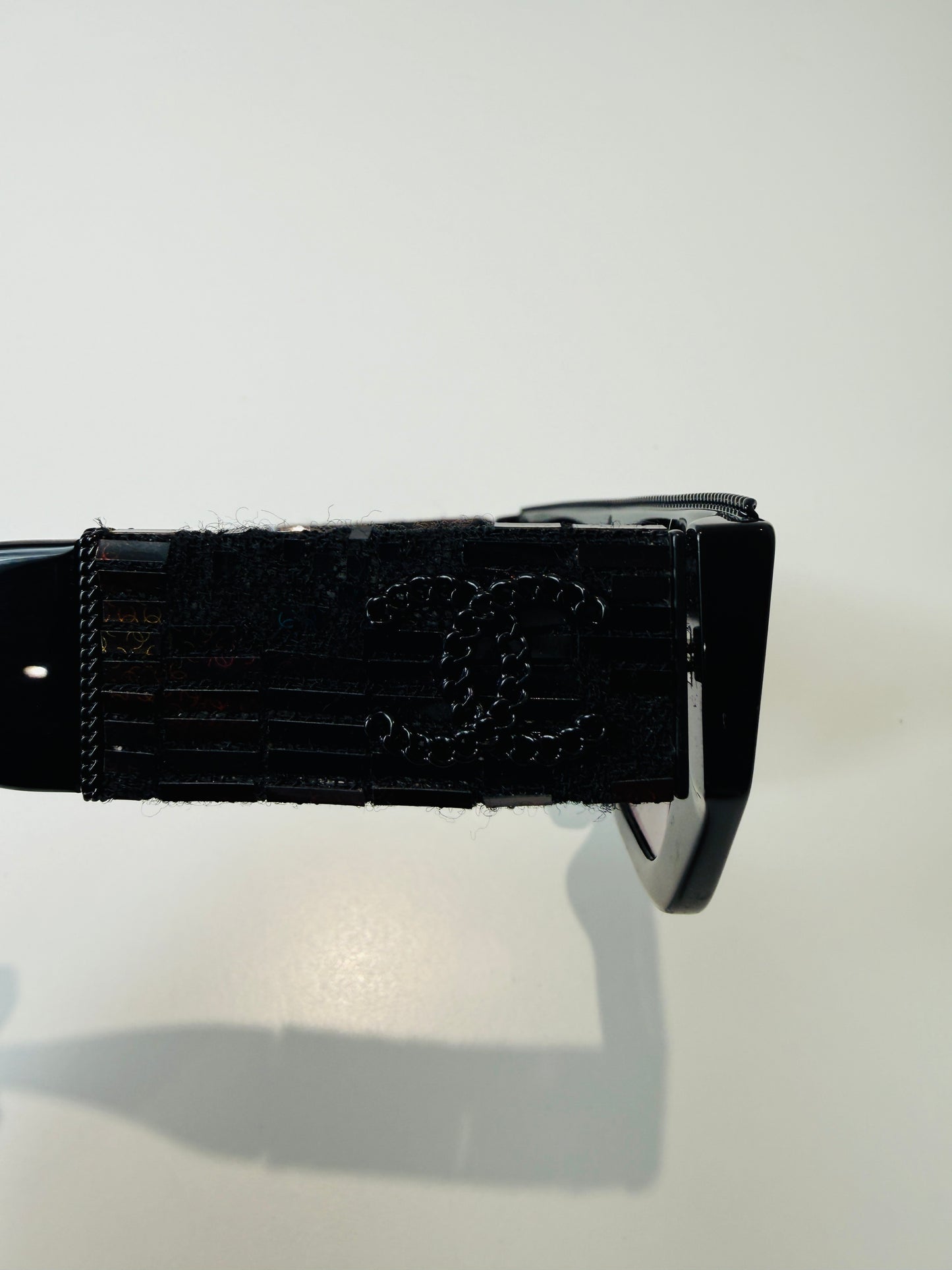 Tweed Detail Sunglasses