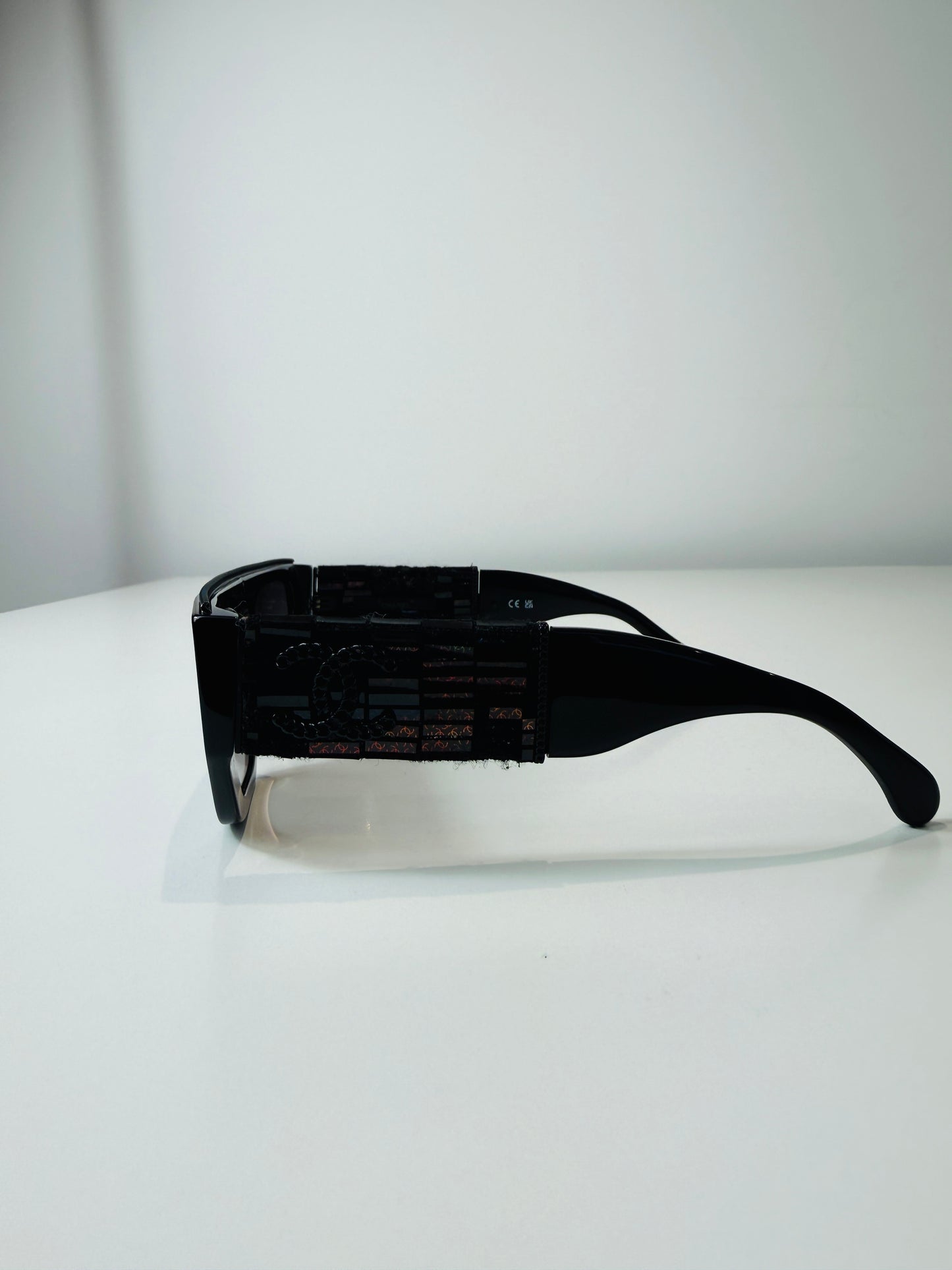 Tweed Detail Sunglasses