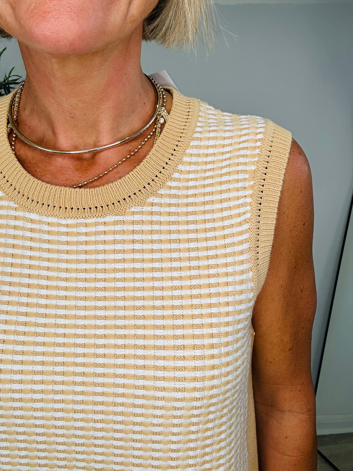 Cotton Knit Tank - Size M