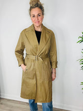 Load image into Gallery viewer, Cotton Trench Coat - Size 36
