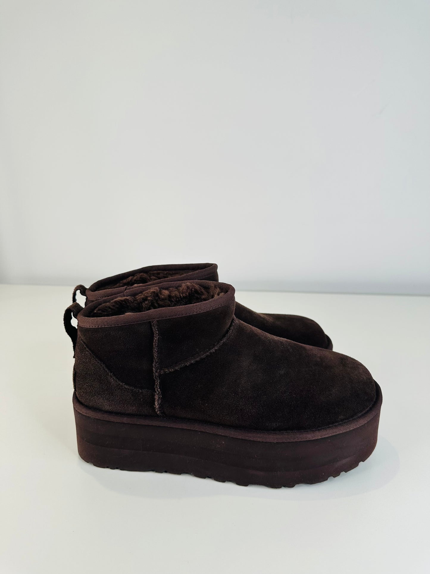 Ultra Mini Platform Boots - Size 40