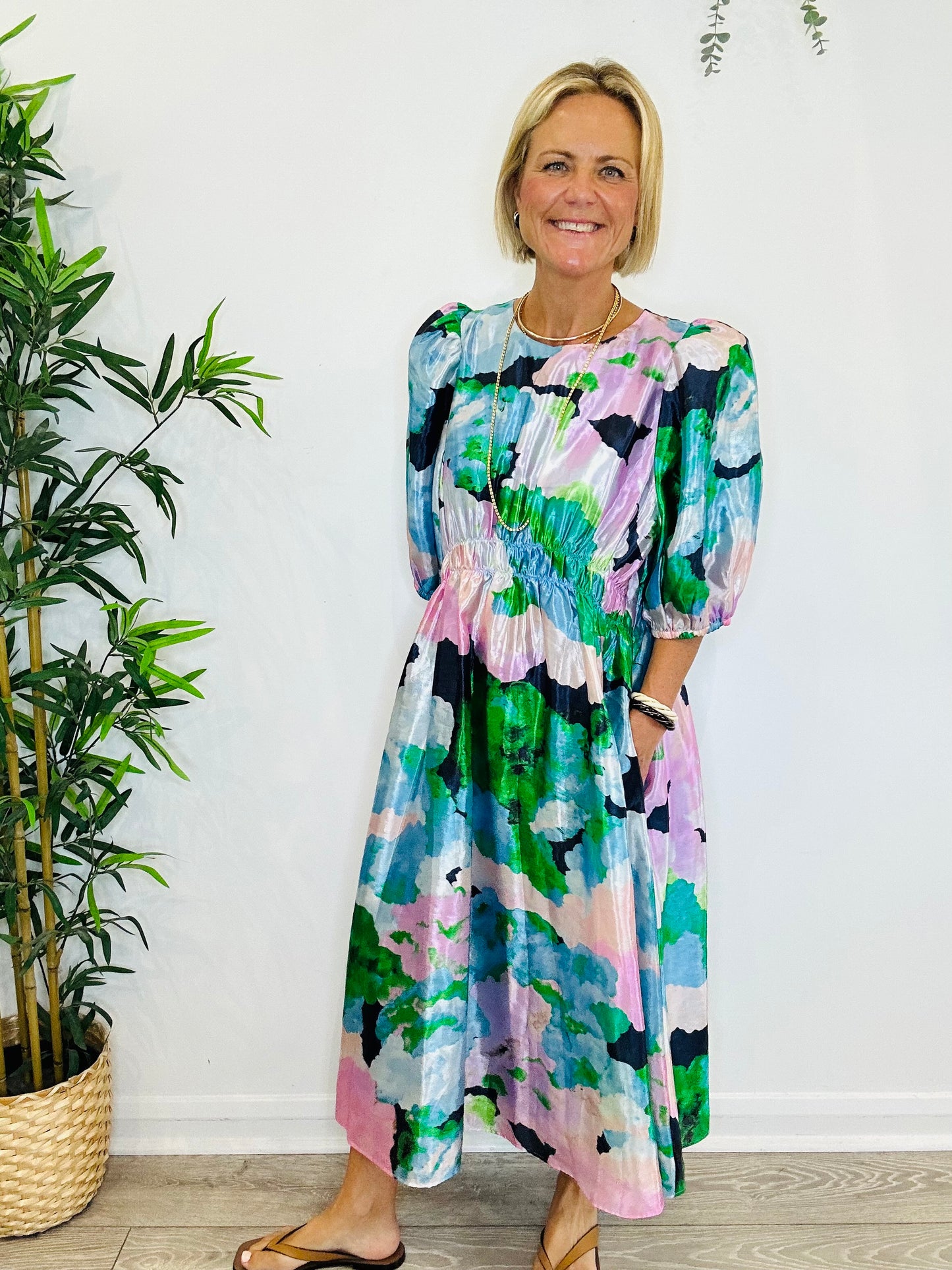 Elizabeth Midi Dress - Size L