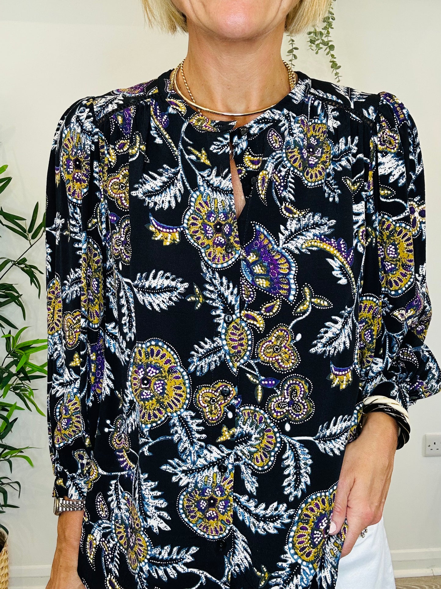 Patterned Shirt - Size 0