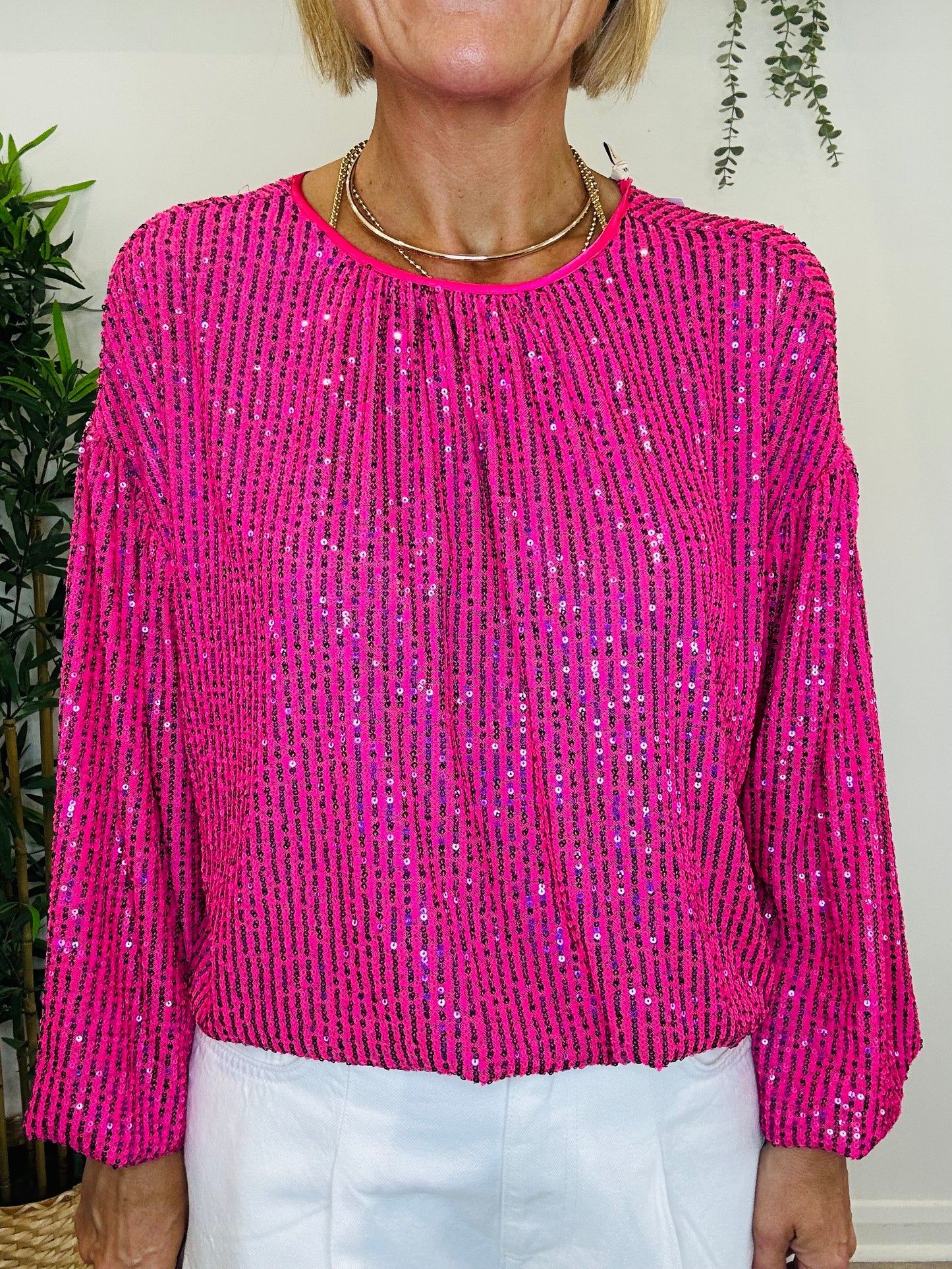 Sequin Top - Size XS