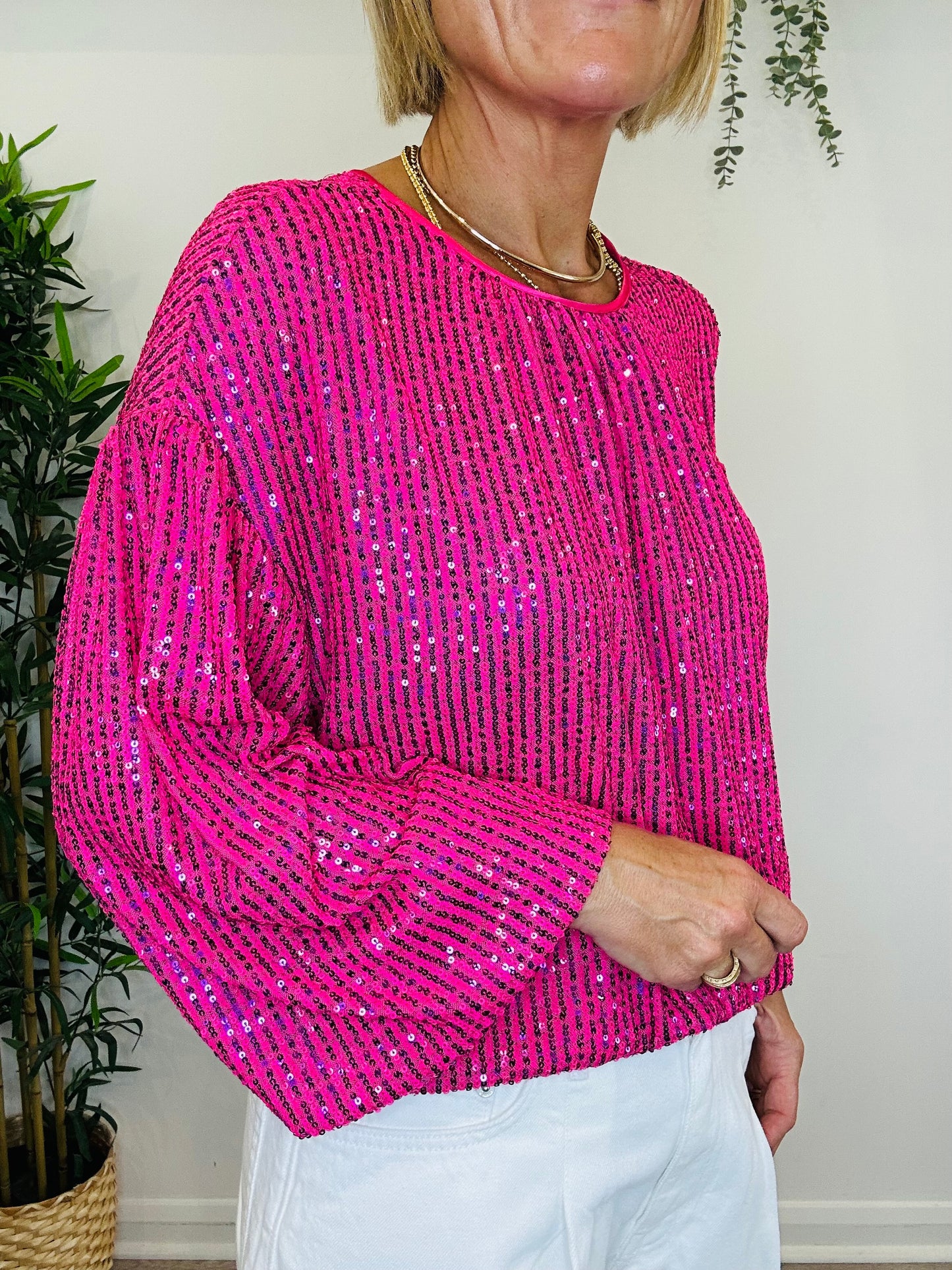 Sequin Top - Size XS