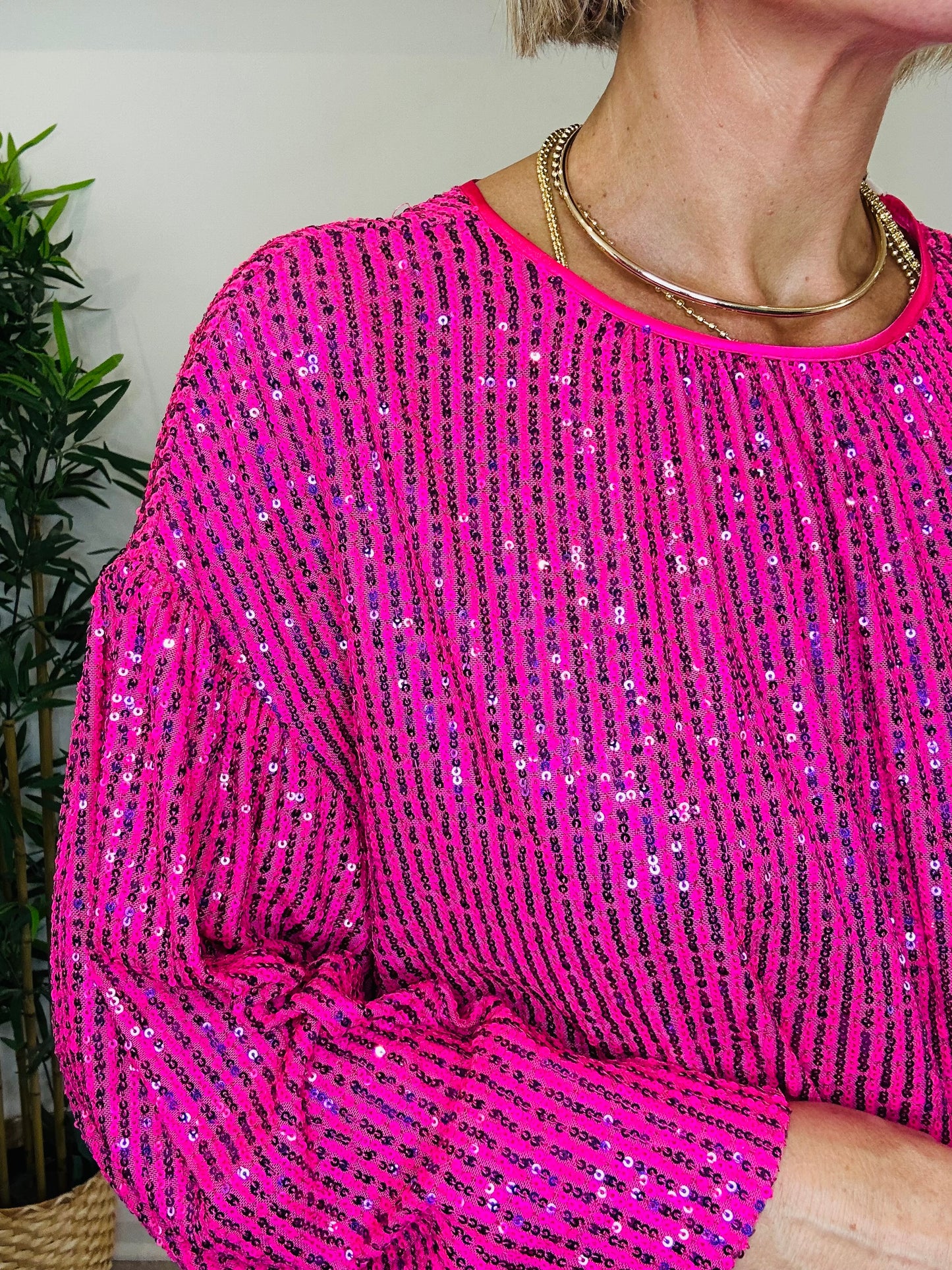 Sequin Top - Size XS