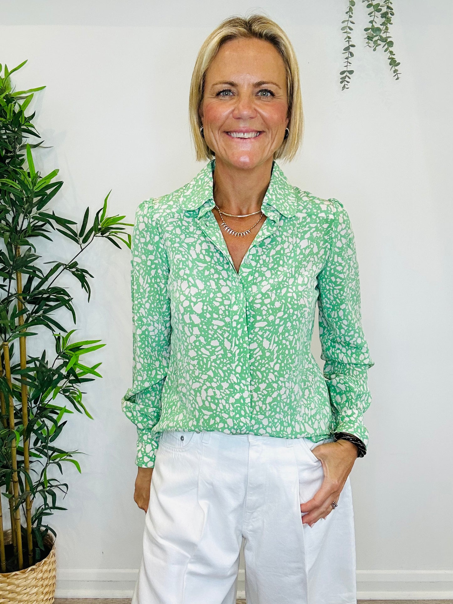 Silk Shirt - Size S