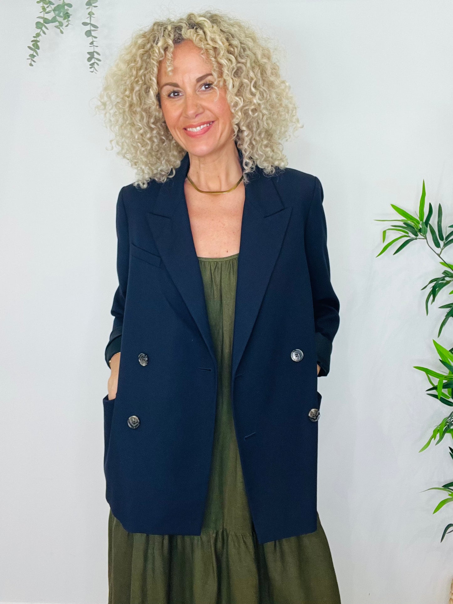 Double Breasted Blazer - Size 38