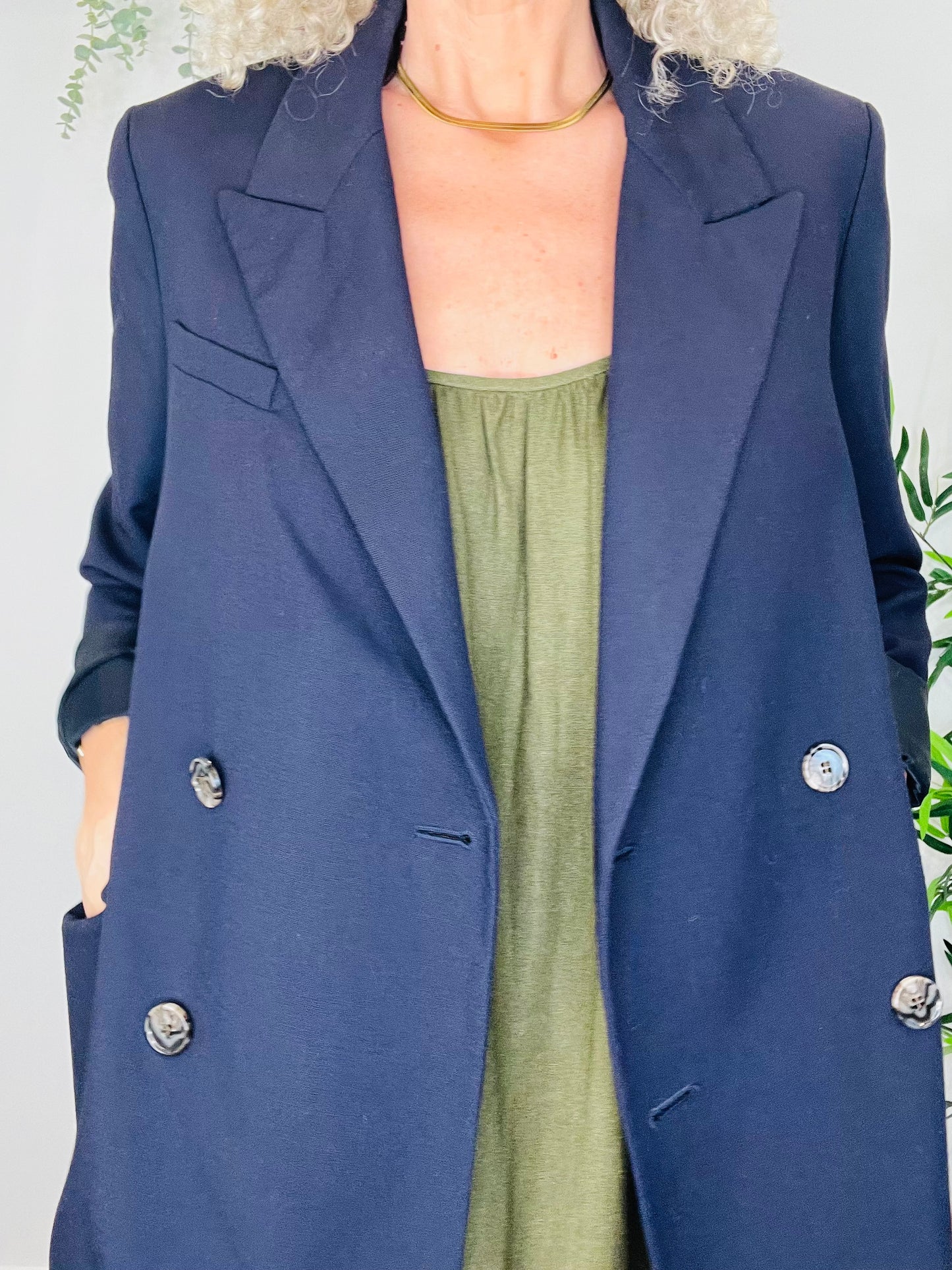Double Breasted Blazer - Size 38