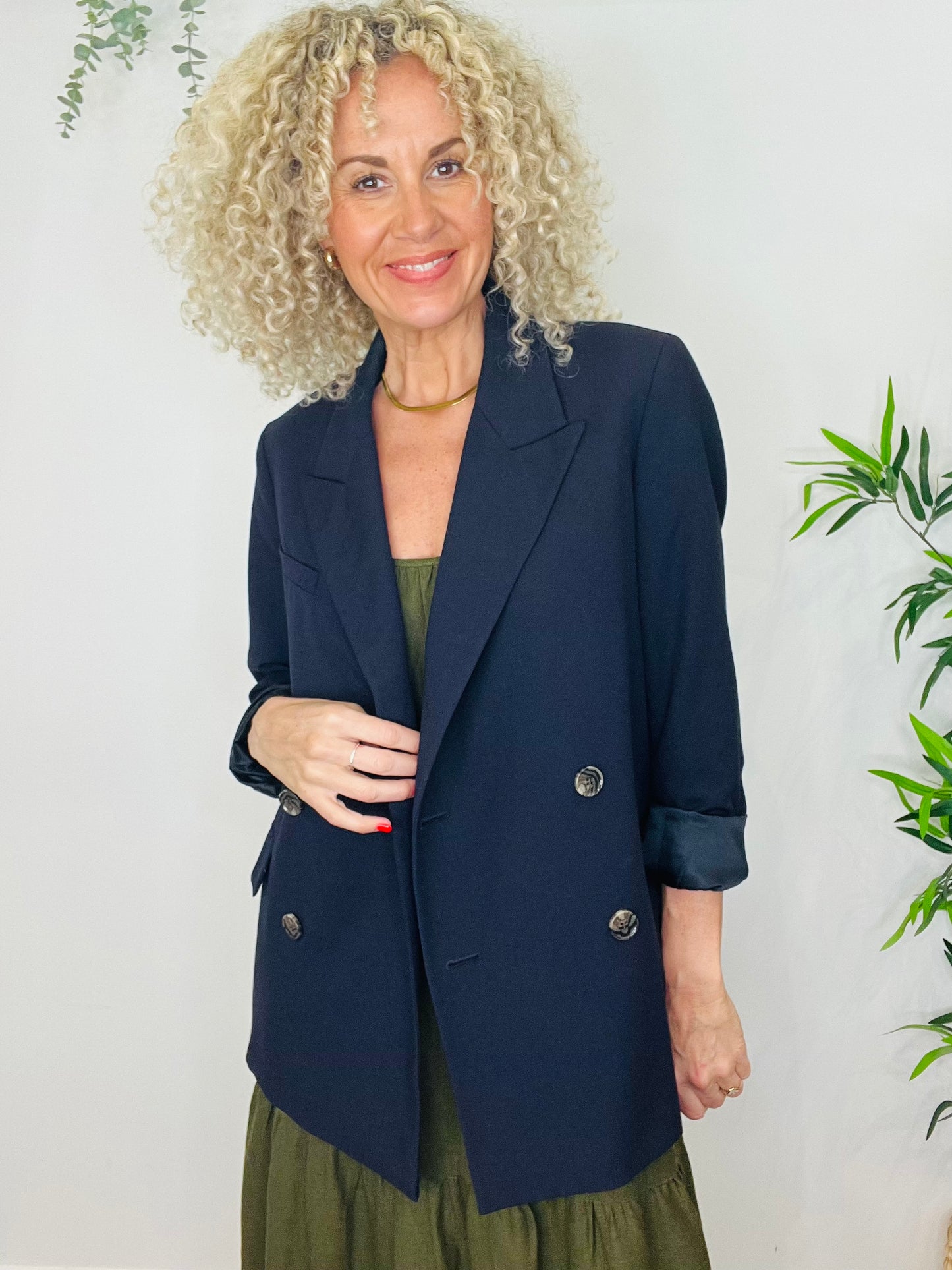 Double Breasted Blazer - Size 38