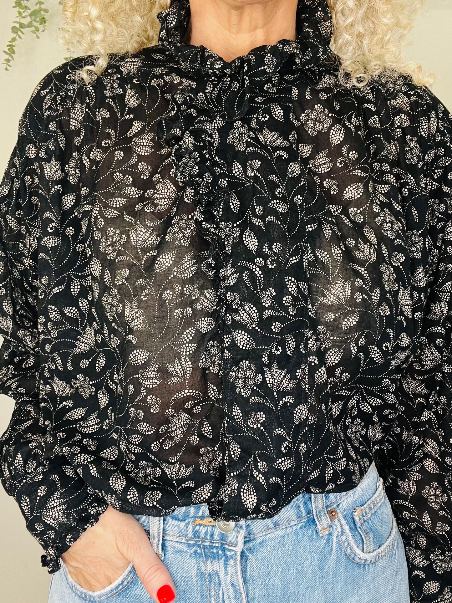 Patterned Pamias Shirt - Size 36