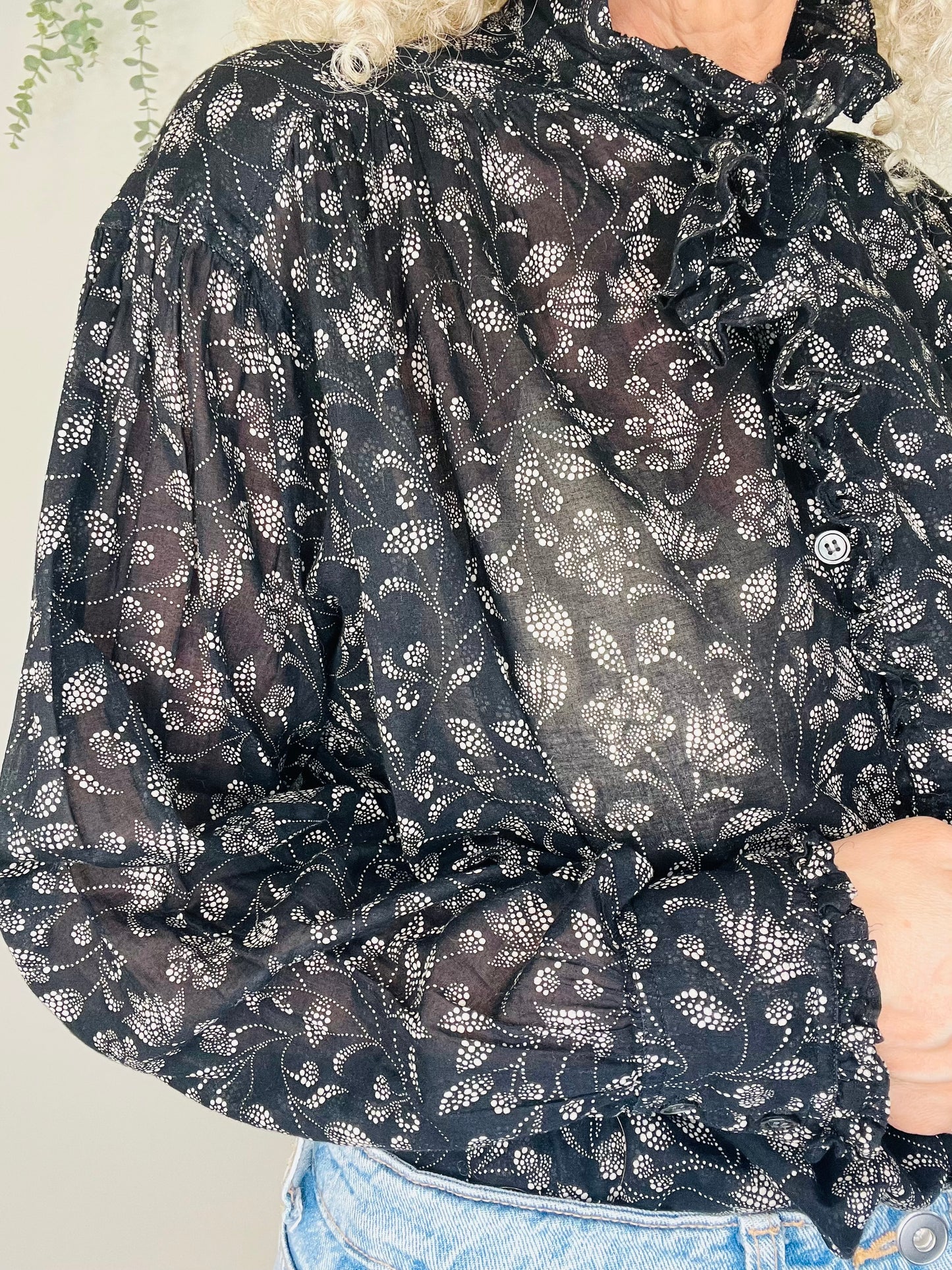 Patterned Pamias Shirt - Size 36