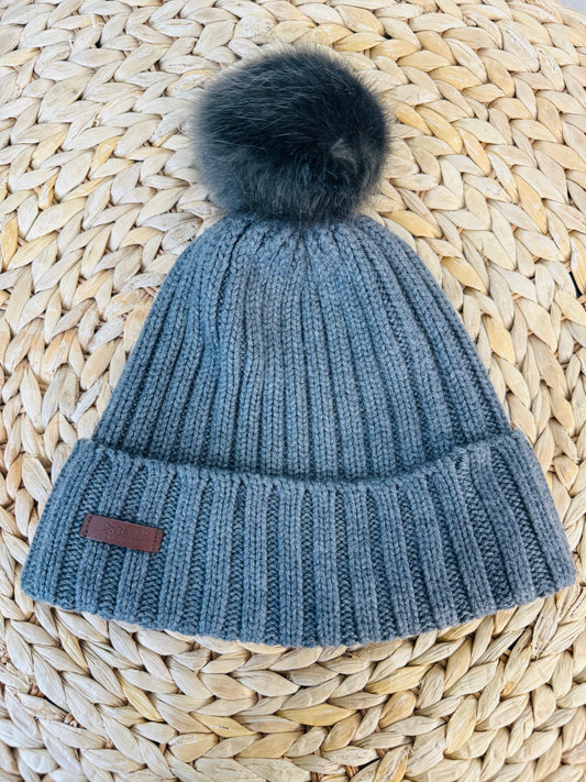 Faux Fur Bobble Hat