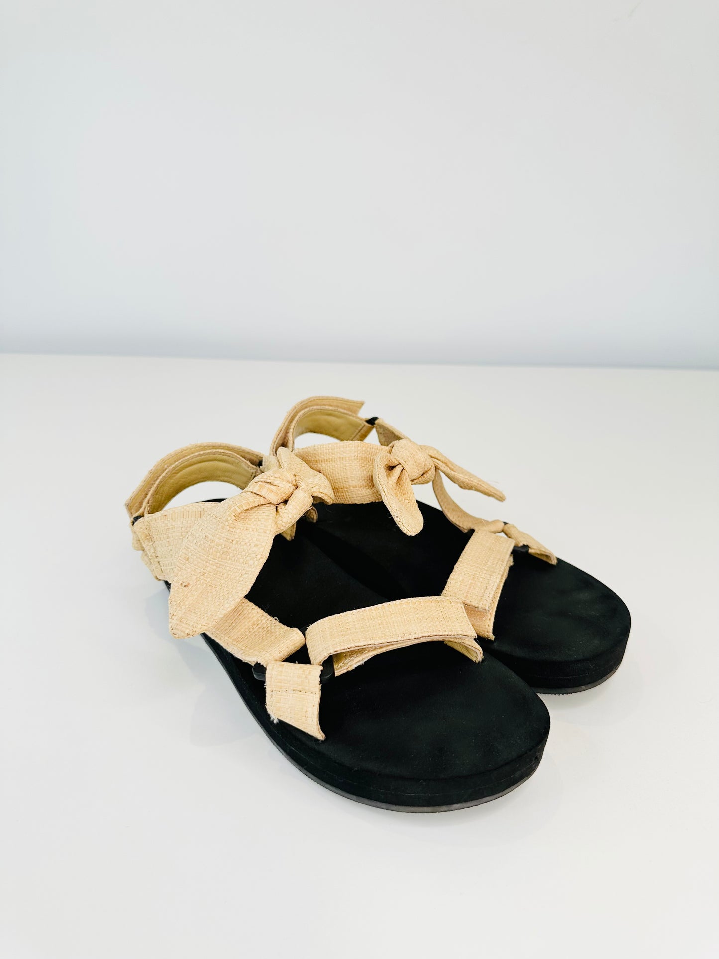 Maisie Raffia Sandals - Size 39