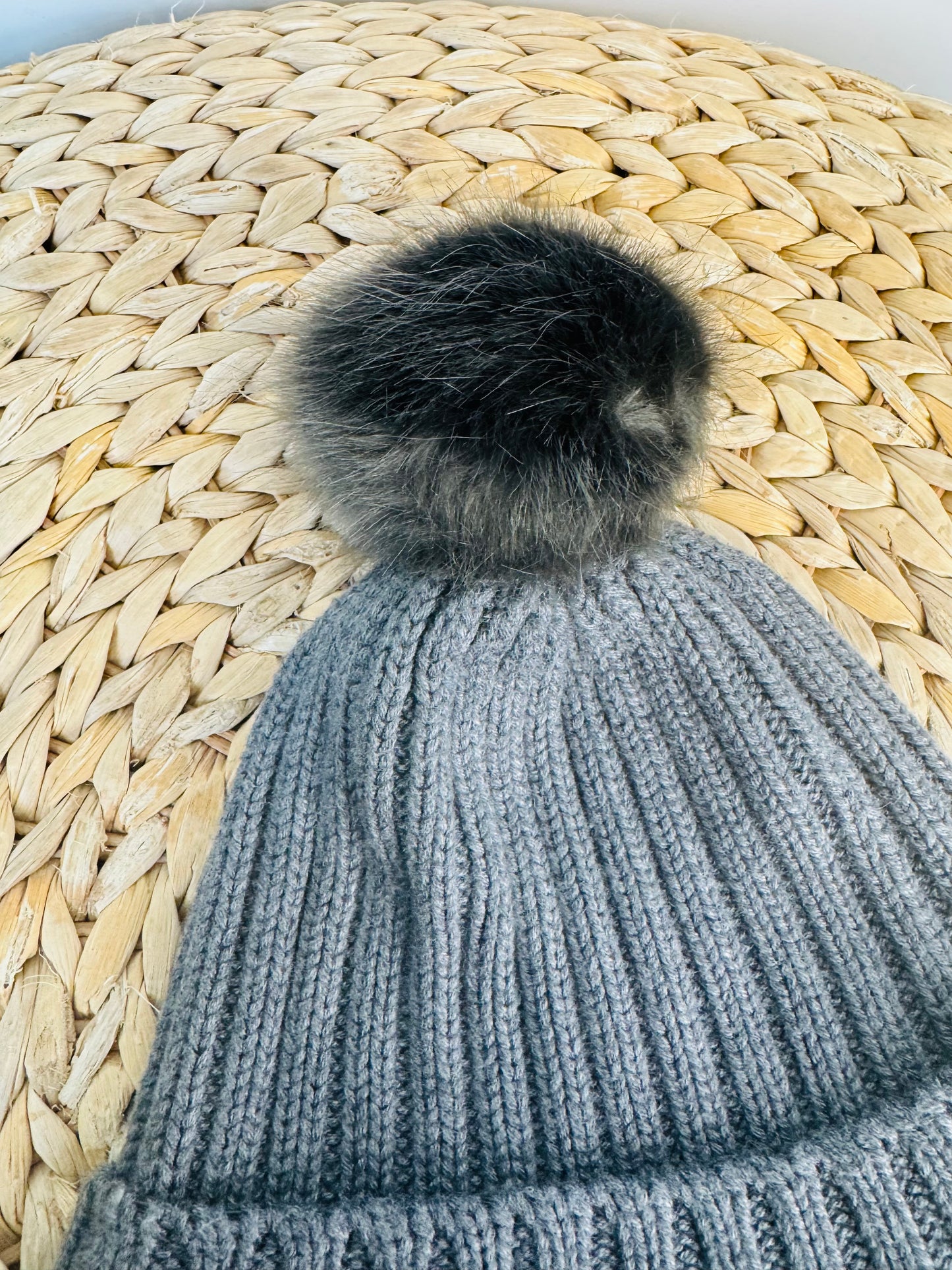 Faux Fur Bobble Hat