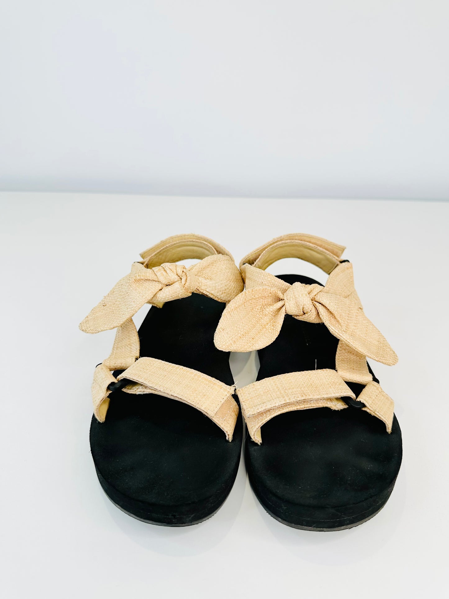 Maisie Raffia Sandals - Size 39