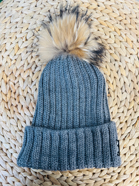 Fur Bobble Hat