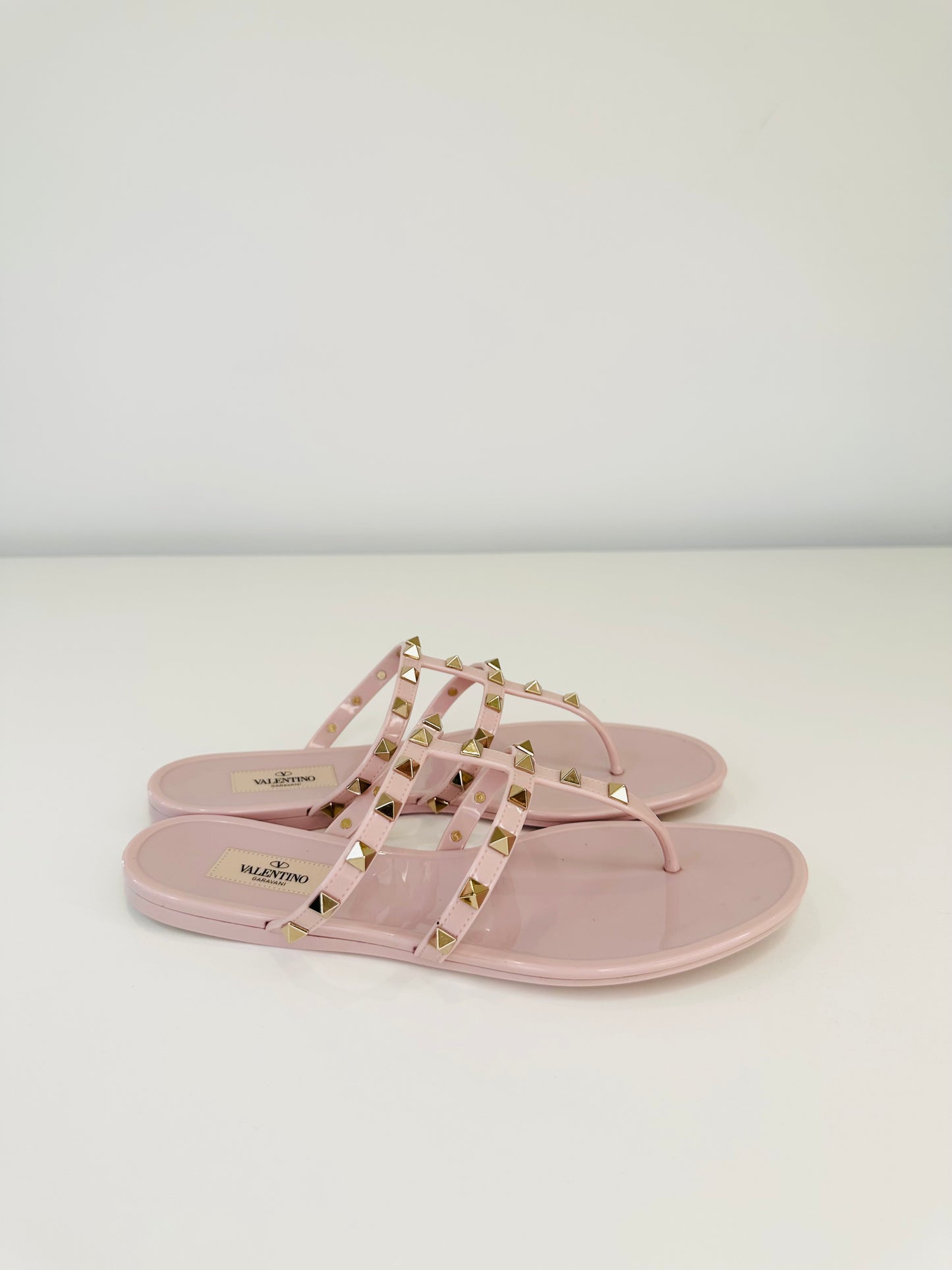 Rockstud Rubber Sandals - Size 40
