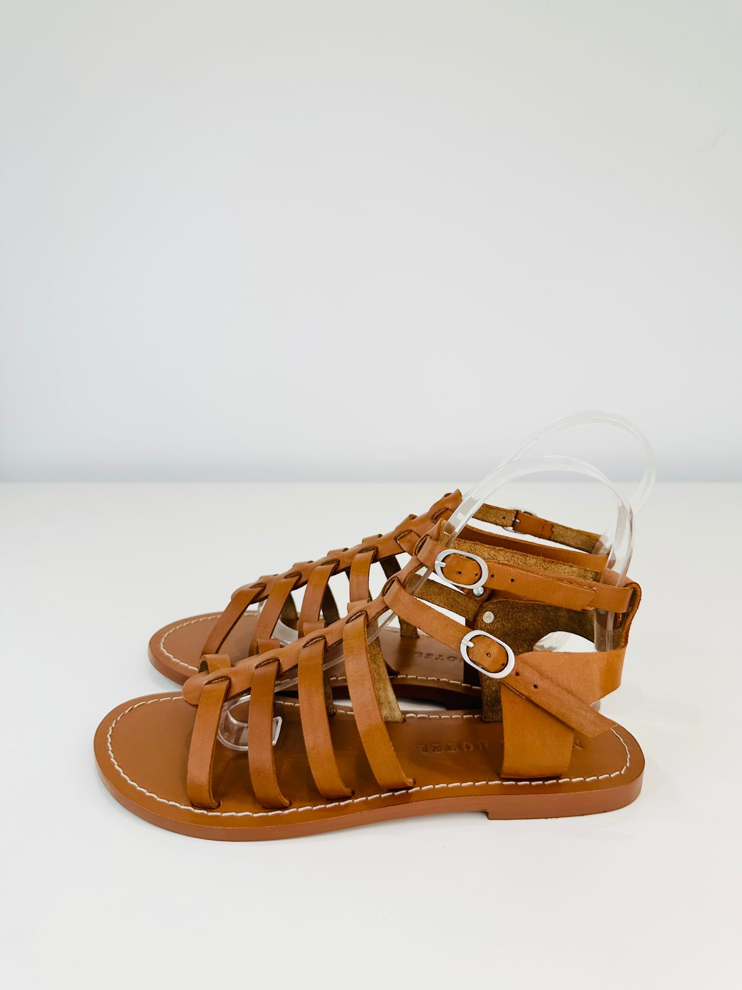 Leather Afrodita Sandals - Size 38