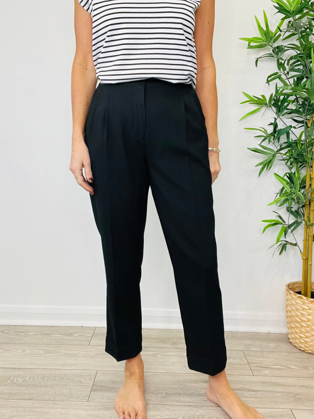 Straight Leg Trousers - Size 1