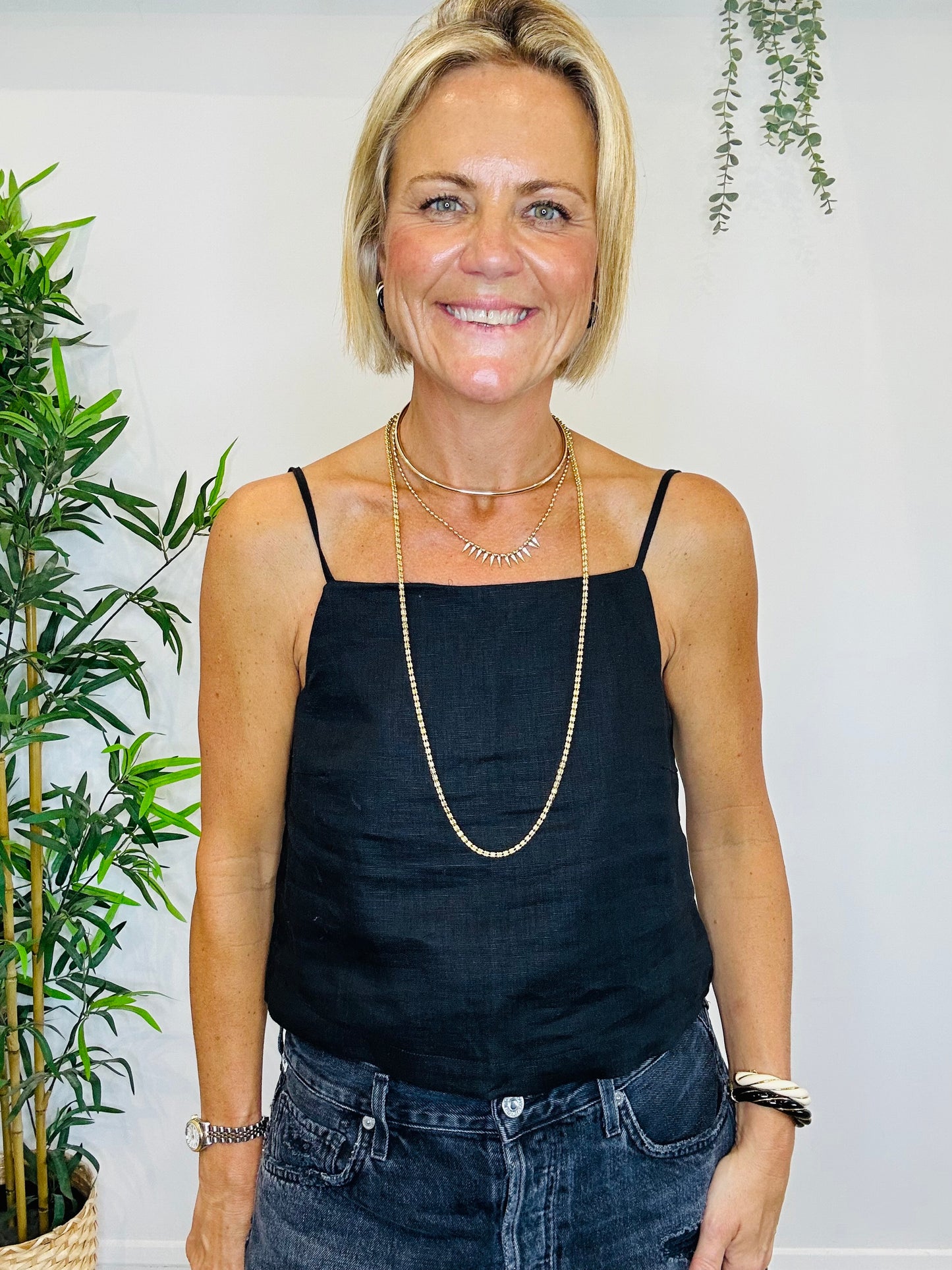 Linen Top - Size XS