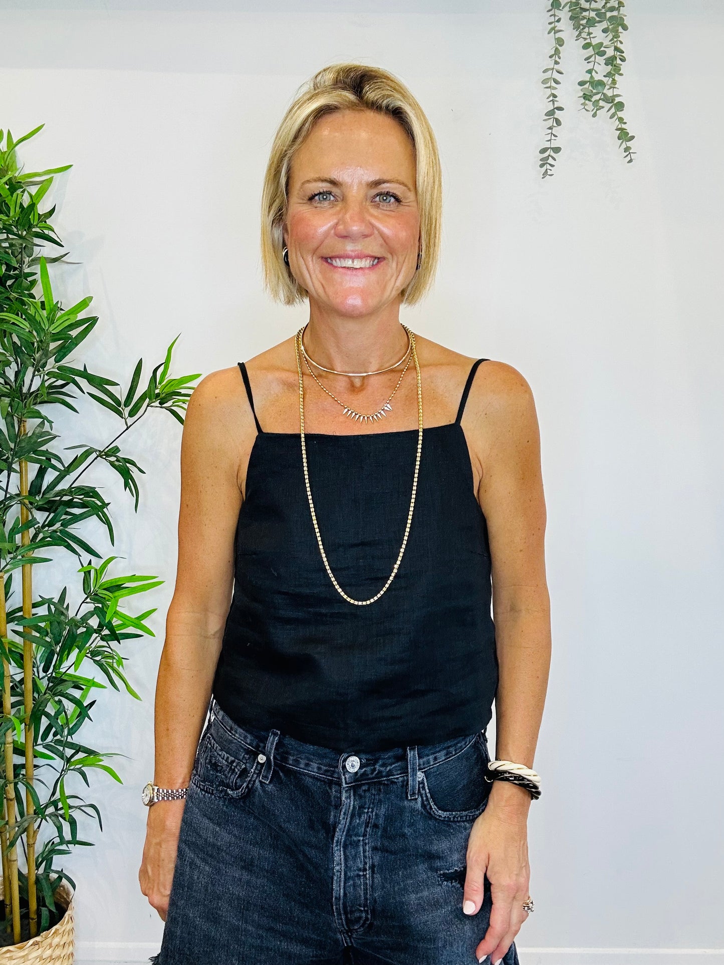 Linen Top - Size XS