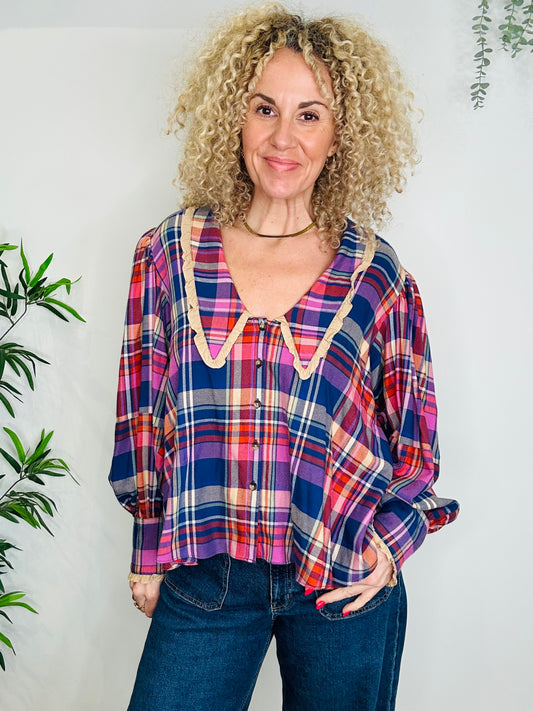 Check Shirt - Size L
