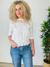 Load image into Gallery viewer, Cotton Crochet Top - Size 1
