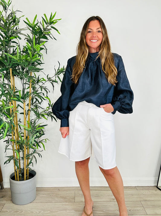 Eddy Satin Blouse - Size S