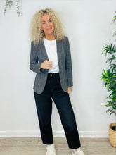 Load image into Gallery viewer, Striped Wool Blazer - Size 44IT
