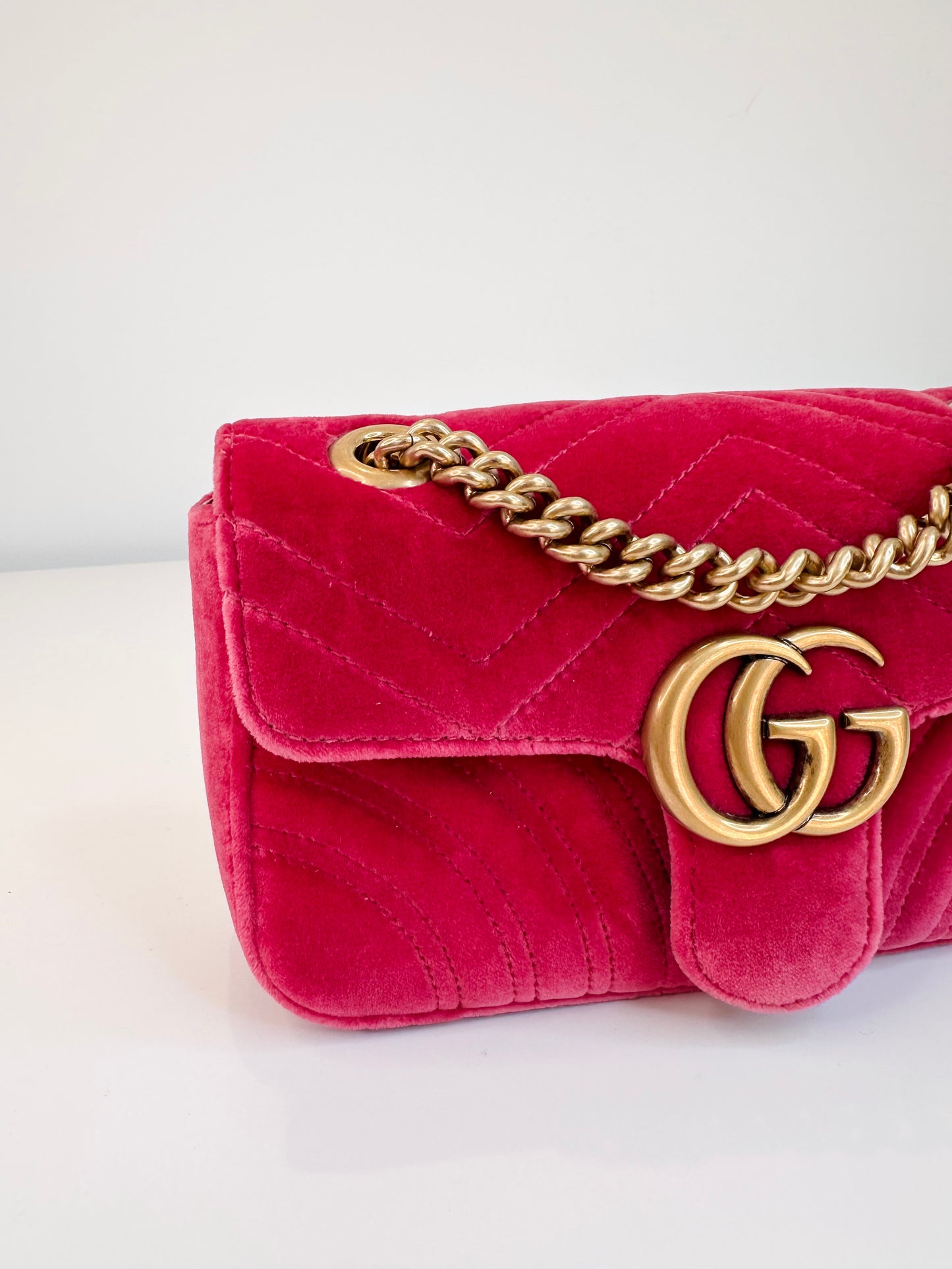 GG Marmont Velvet Bag
