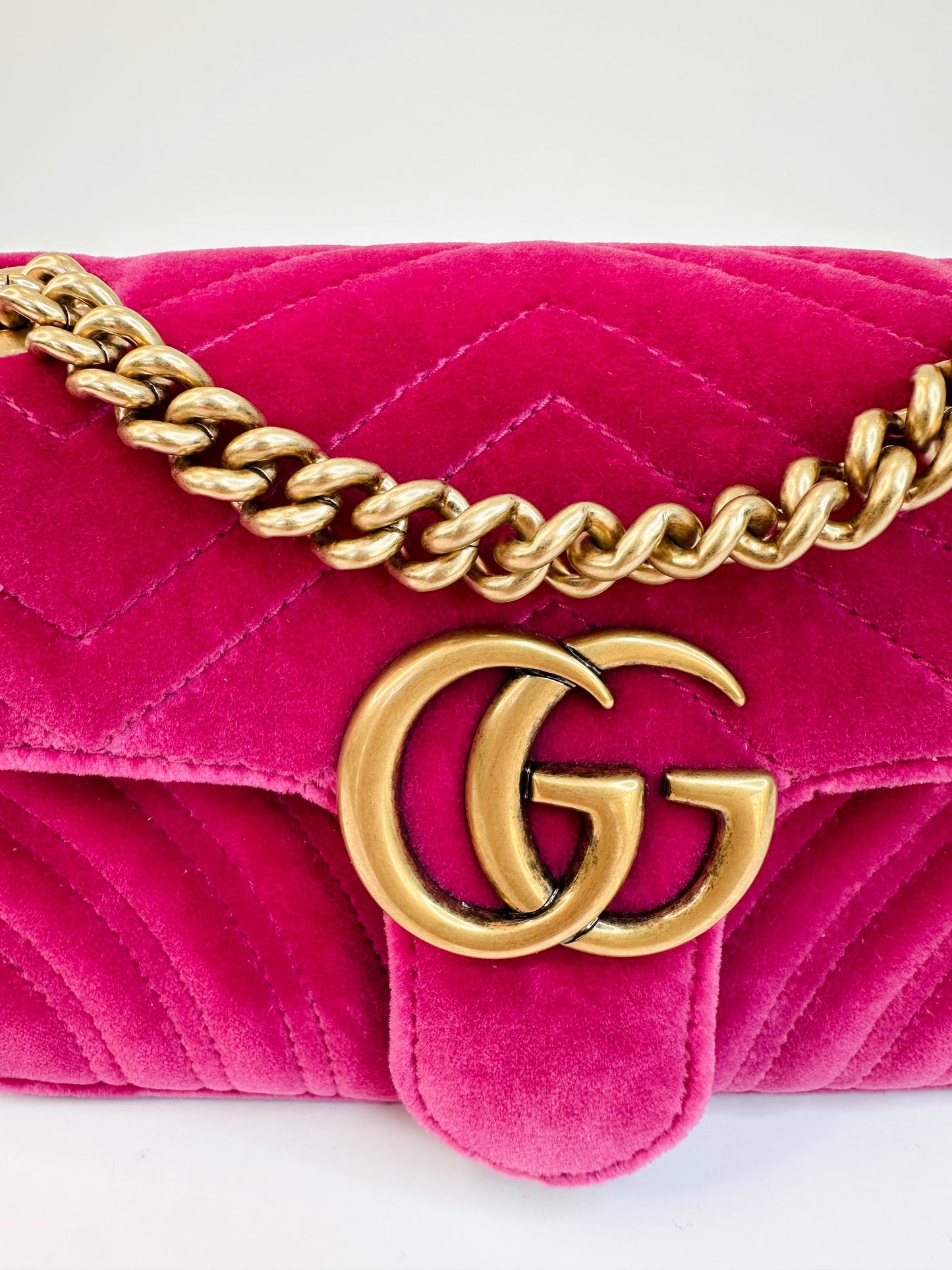 GG Marmont Velvet Bag