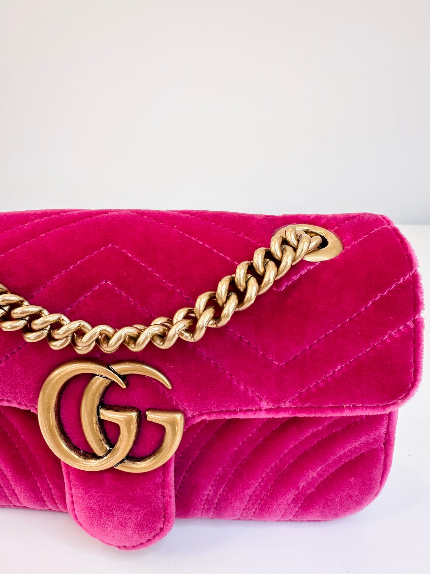 GG Marmont Velvet Bag