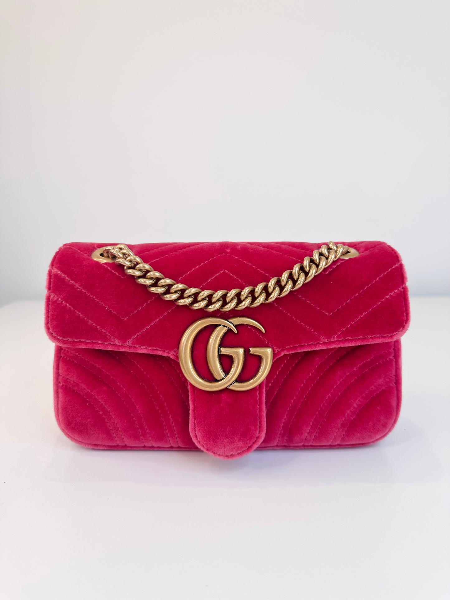 GG Marmont Velvet Bag