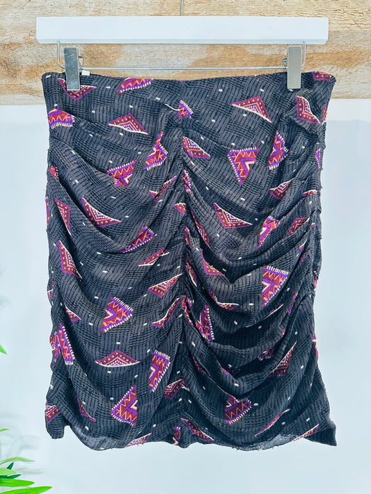 Ruched Mini Skirt - Size 3