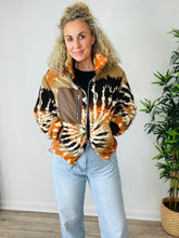 Load image into Gallery viewer, Tie Dye Fleece Jacket - Size S

