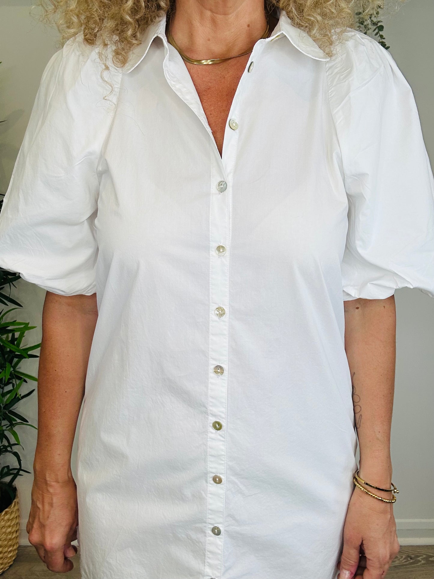 Short Shirt Dress - Size S